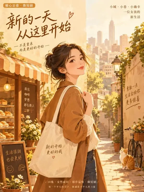 短剧《重启人生三十岁》封面图