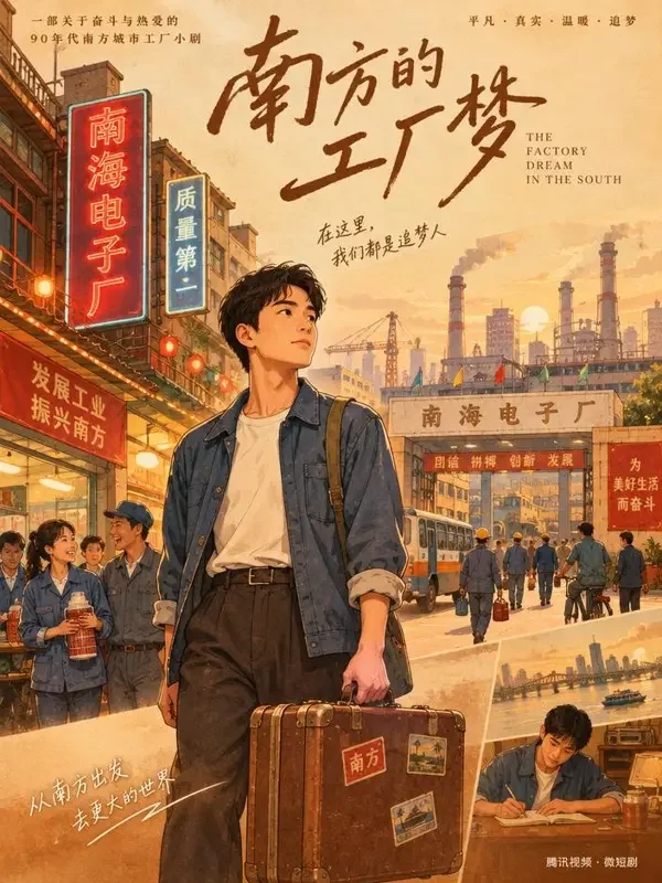 短剧《九零年代闯南方》封面图